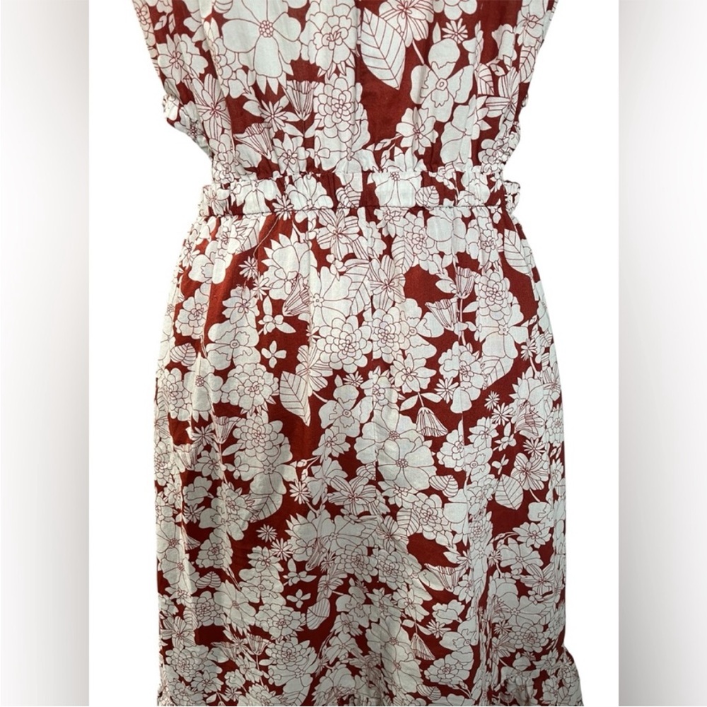GAP Woman’s Brown&White Halter Dress with side Cut-Outs - Medium - Picture 7 of 15